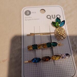 Quo barrettes- new